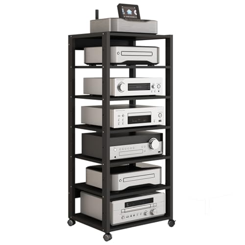 Estante para gabinete de videojuegos con 7 pisos para organizar todas tus consolas
