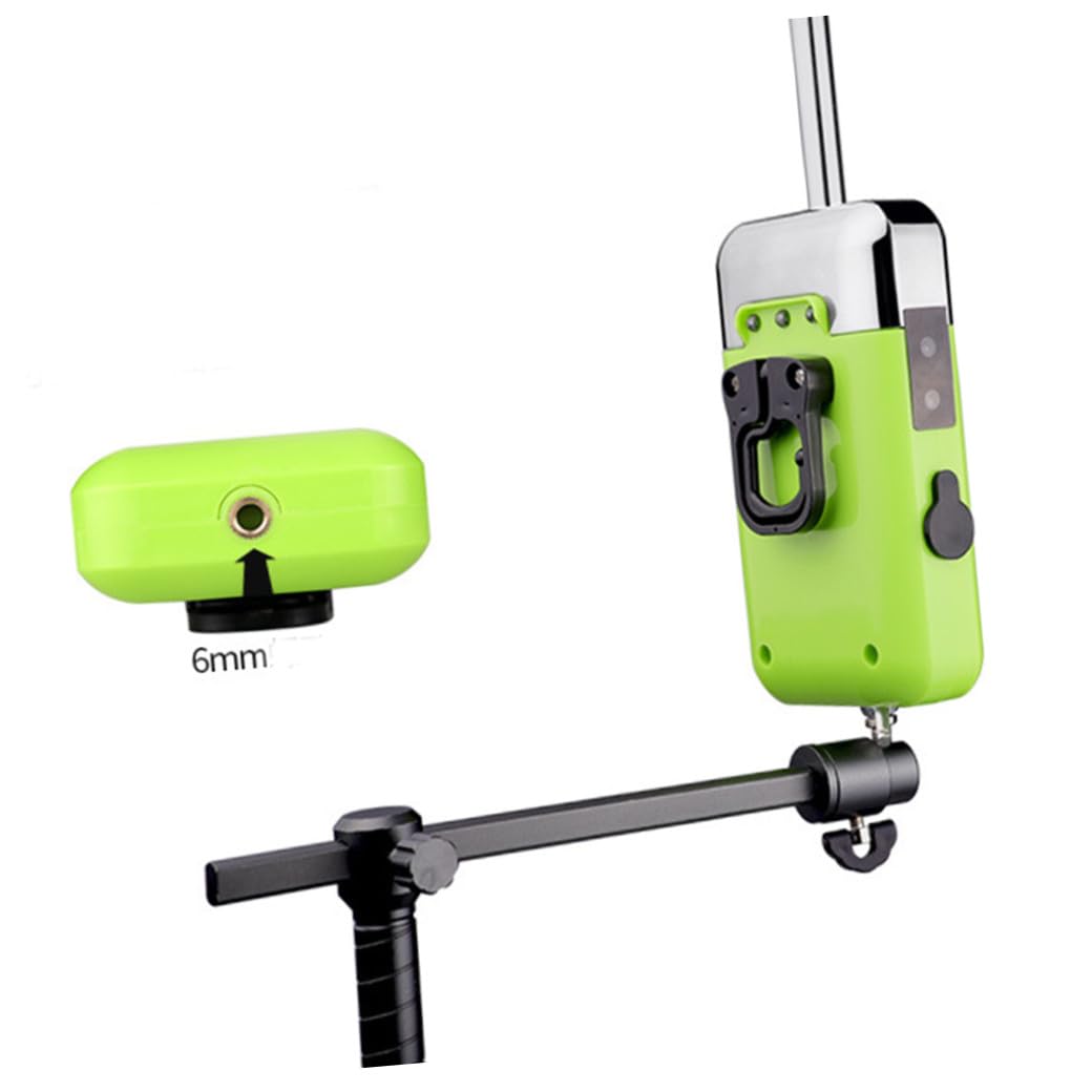 Bomba de Aire y Agua Recargable USB 2000ma 6l/ 1.8m | Abs Verde, Funcionamiento Silencioso, Uso Interior y Pesca Compatible Pecera E Hidroponía
