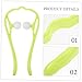 FONDOTIN Handheld Neck Roller Massager for Cervical Relief Portable Tool for Shoulder Exhaust and Fatigue for Home Office and Travel Use