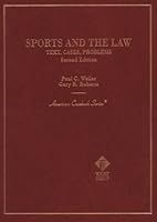Cases, Materials and Problems on the Law of Sports 0314231285 Book Cover