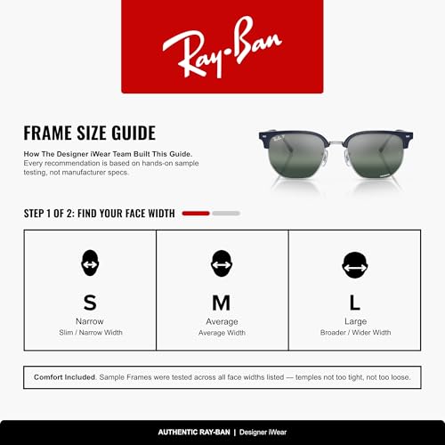 Image of Ray-Ban RB4416 New Clubmaster Square Sunglasses for Men for Women