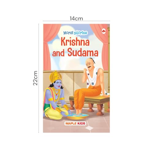 Image of Mythology Stories for Kids (Set of 6 Books) (Illustrated) - Moral Story Books for Kids - The Generosity of Rama, Vibhishana Joins Rama, Shiva and Arjuna, Krishna and Sudama, Rama ... Eye - Age 3+