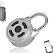 Produktbild Mavis Laven Smart Keyless Lock, Mini Wireless Metall Bluetooth Vorhängeschloss Elektronische Sicherheitsverriegelung APP-Steuerung für Gepäcktüren, Unterstützung Android/iOS-System