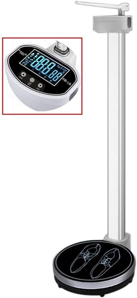 MYUYEE Electronic Doctor Scales,Height And Weight Scale, Digital Electronic Beam Scale, Led High-Definition Display, Weighing 200Kg, Accuracy Measurement 83-210Cm (Black)