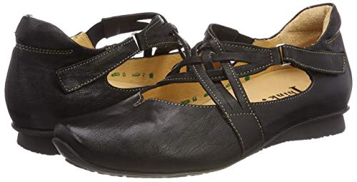 Think! Chilli Damen, Ballerine Donna Nero (Sz/K794...