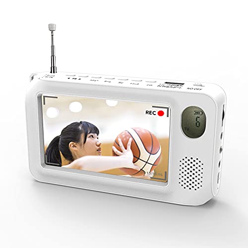 TLAXCAポータブルテレビ ワンセグテレビ 4.3インチ FM/AMラジオ機能搭載携帯テレビ エコラジテレビ 防災テレビ 手回し充 Amazon.co.jp: 【2021アップグレード 】TLAXCAポータブルテレビ