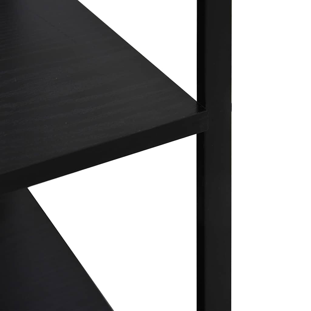 Scaffale per microonde, 60 x 40 x 80 cm, in legno, nero