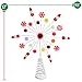 Ornativity Candy Snowflake Tree Topper - Peppermint Candy Cane Gum Drops Candy Corn Snowflakes Xmas Christmas Tree Top Decorations Holiday Decor 10