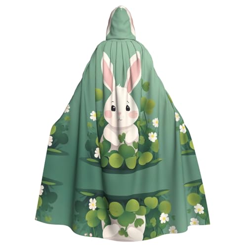 Longue cape de fête imprimé Halloween veste à capuche adulte mixte