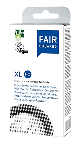 FAIR SQUARED XL 60 Kondome - 8 Stück