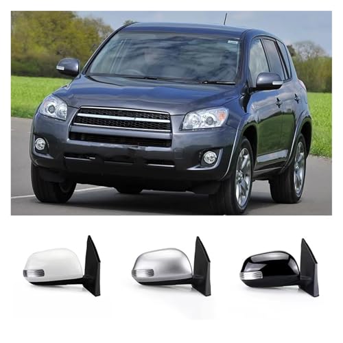 Rétroviseur extérieur gauche RAV4 2010-2013 électrique rabattable blanc 9pin