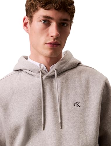 Calvin Klein Men's Monogram Logo Fleece Hoodie