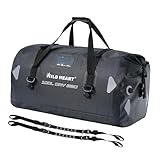 Prevención sostenible de tormentas: tecnología de bolsa impermeable de fusión de alta frecuencia, entrada de bolsa plegada más de tres veces, puede llenar agua sin fugas, grado impermeable IPX6, tres opciones de capacidad: 40 L (31 x 28 x 50 cm) 66 L (32 x 40 x 60 cm) 100 L (38 x 45 x 70 cm), la entrada de la bolsa tiene calcomanías mágicas, fáciles de usar. plegar.