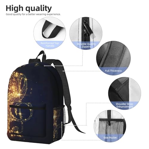 Mochila universitaria para el día a día en el campus con estampado de estrellas EdWal 5