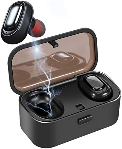 YUUXII Wireless Earbuds, Bluetooth Headphones15H Playtime Deep Bass HiFi 3D Stereo Sound, True Wireless Stereo Hands Free Call in Ear Sweatproof Sport Earphones Headset with Charging Box (HGHS-009)