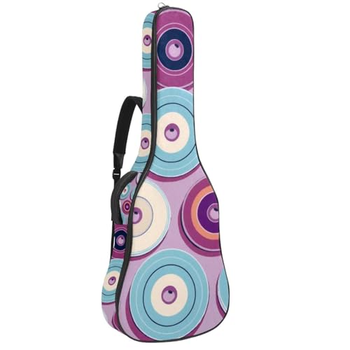 Housse de guitare acoustique violette au design unique et étanche
