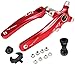Mountainbike Kurbelgarnitur - 170mm 104 BCD MTB Kurbelgarnitur BMX Kurbelgarnitur Fahrradteile Kurbelgarnitur mit Tretlager für Fahrradkurbel Ersatz Rot