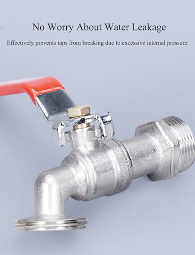 IBC Tank Adapter, 1/2" Fittings for S60x6 Water Storage Tank Tap and Garden Hose Connector