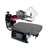 Bucktool 406mm Variable Speed Scroll Saws for Woodworking, 80W Power Scroll Saw with Rotating Saw Arm, Quick-Change Blade System for Craft, Model Making, Precision Woodworking