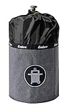 Enders Style Funda impermeable para bombonas de gas de 11 kilos - Funda exterior con pies de silicona incluidos contra bordes de óxido, resistencia a rayos UV, Funda exterior impermeable negra #5117