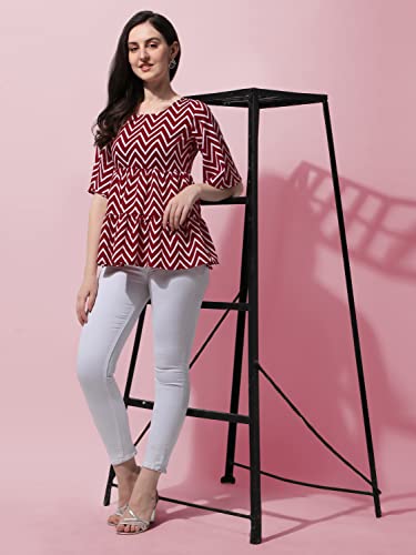 Image of OOMPH! Women's Polyester Regular Fit Shirt