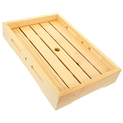 Wakauto Japanese Style Wooden Sushi Tray Sashimi Plate for Restaurant Home Use Elegant Food Display for Sushi Serving Table Decoration
