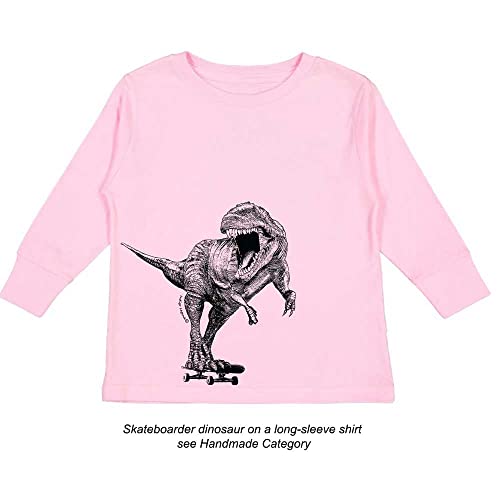 Dinosaur T Shirt for Girls and Boys, Skateboard T Rex4
