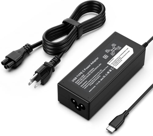 Nivjuky 45W USB-C Charger Compatible with HP Chromebook and More Laptop