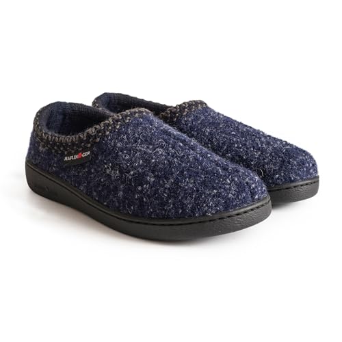 HAFLINGER Unisex ATB Pure Wool Hard Sole Slippers