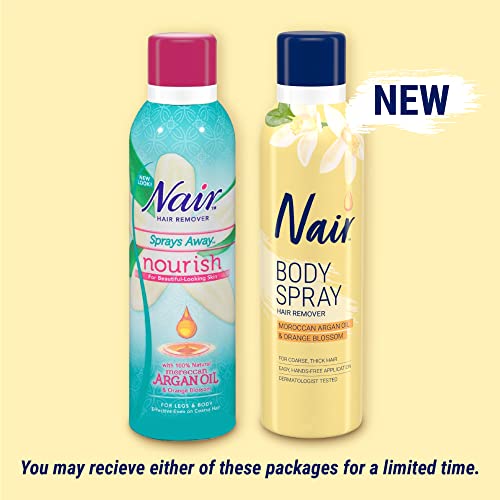 Nair Hair Remover Body Spray, Arm, Leg And Bikini Hair Removal Spray, 7.5 Oz Can #TOP3