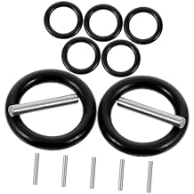 6sets Electric Wrench Socket Retainer Ring with O-ring Durable Rubber and Compatible with Essential Tool for Professionals and Diy Enthusiasts