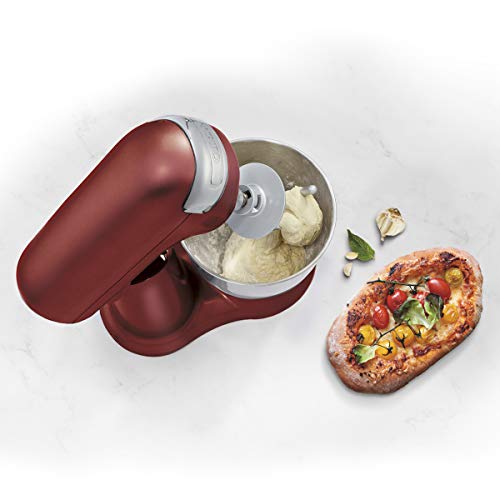 Cuisinart Precision Master 4.5-Quart Tilt-Head Stand Mixer, 12 Speed, 300W, Includes Bowl, Dough Hook, Chef's Whisk and Flat Mixing Paddle, Red (SM-48RC) - Image 5