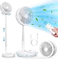 Ventilador de Pie Portátil Plegable Oscilante