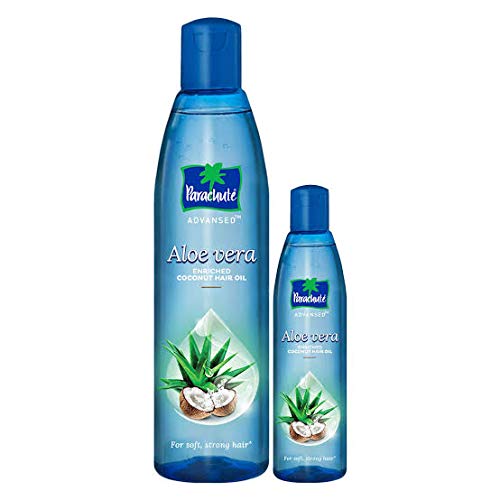 Parachute Advansed Huile capillaire enrichie à l'aloe vera de noix de coco - 250 ml - Pack de 75 ml Cover
