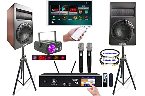 Singtronic 2500W Professional Complete Karaoke System with Unlimited YouTube Songs Select by