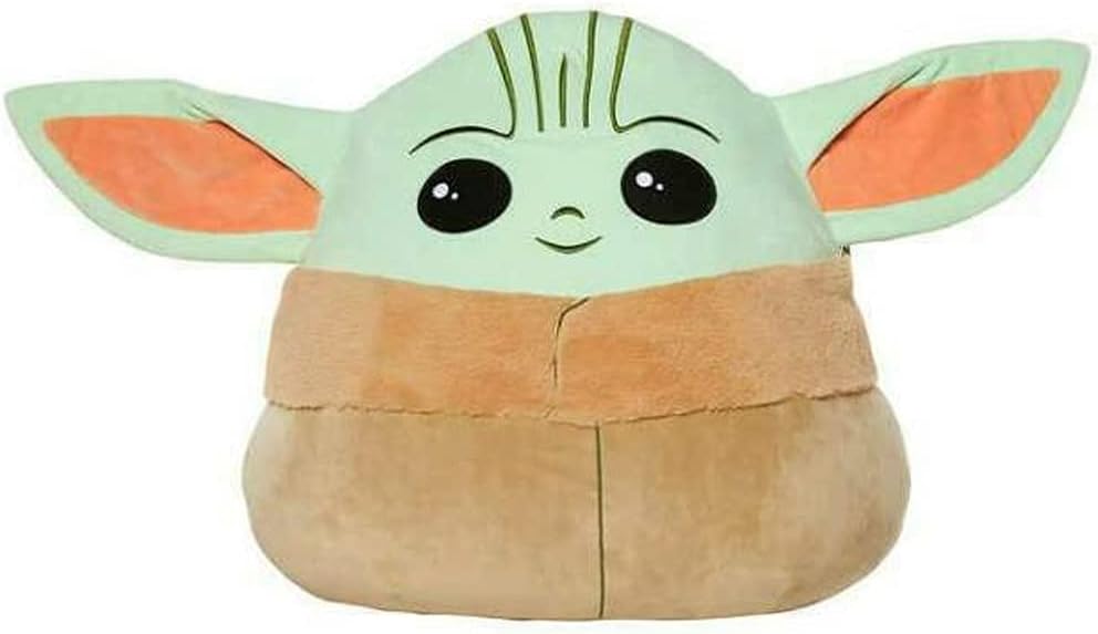 Squishmallows Official Kellytoy Disney Characters Squishy Soft Stuffed Plush Toy Animal (10 Inches, Baby Yoda The Child)