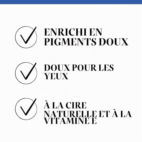 Bourjois - Khôl & Contour Crayon Yeux Couleur intense - 02 Ultra Black - 1,2 g (Lot de 2)