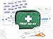 Price comparison product image First Aid Kit, Green, Compact First Aid Kit Bag, Bandages, Dressing Pads Plasters, Emergency & Medical Supplies for Travel, Camping, Travel Kits, Cars
