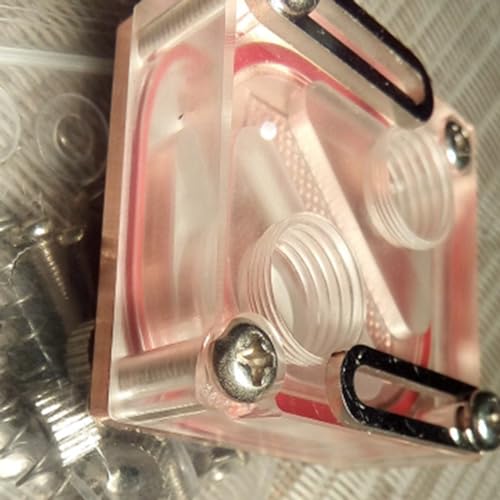 Bloc d'eau chipset PC en acrylique pour refroidissement de l'ordinateur - 4