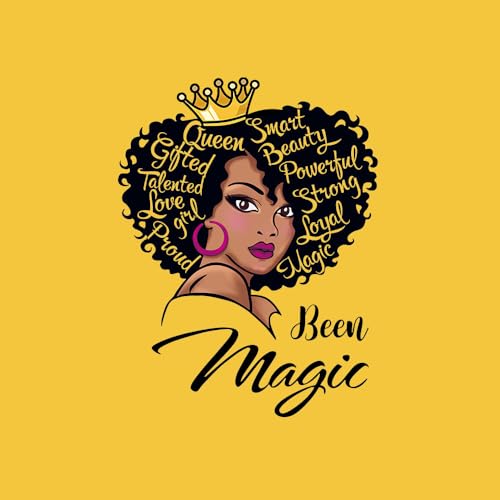 Image of Black History Pajamas, Graphic Matching Sets for Women, Magic Afro American Natural Hair Vintage Melanin T-Shirts and Pants