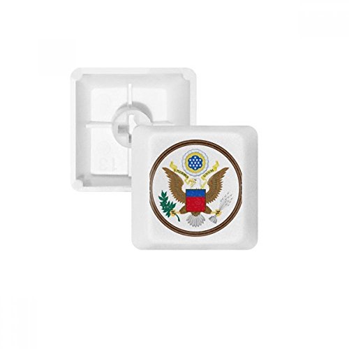 Keycaps PBT blanc OEM pour clavier mécanique customisé sans lettrage symbole USA