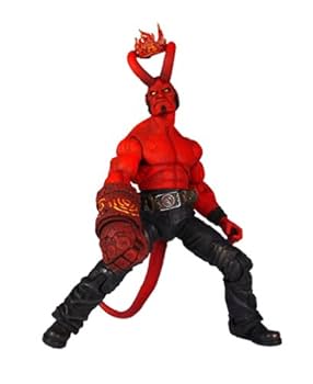 ヘルボーイ ８インチ フィギュア シリーズ１ ヘルボーイ(食い縛り) ヘルボーイ 1/12 SCALE ACTION FIGURE 30TH ANNIVERSARY EDITION