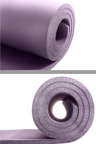 Delta Konfor Zemin 10 MM Taşıma Askılı Pilates Minderi Yoga Matı, Lila, 10 MM - Görsel 2