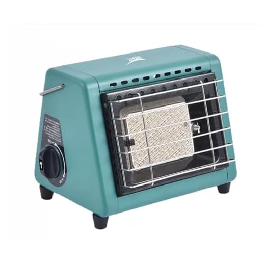 AOTUMUT Calentador de gas portátil para tienda de campaña, ahorro de energía, estufa de calefacción de doble propósito, quemador de butano para pesca al aire libre, senderismo