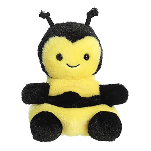 Image of Aurora® Adorable Palm Pals™ Queeny Bee™ Stuffed Animal - Fun Collectible Plush for Kids and Adult Collectors - Perfect for Decorating Rooms and Birthday Gifts - Yellow 5 Inches