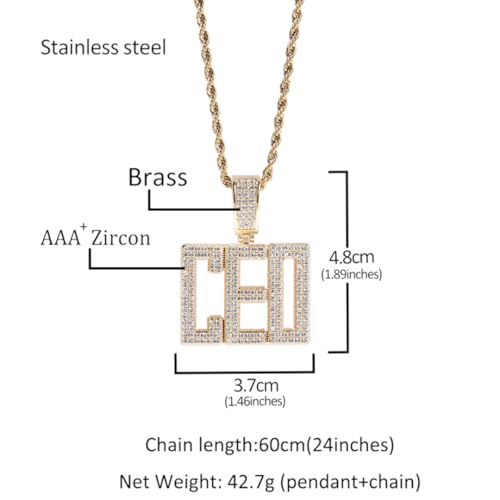 Custom Diamond Chain Iced Out Pendants for Men Name Plate Necklaces Custom Name Necklace for Men Women Cubic Zirconia Hip Hop Jewelry for Rappers Friends Lovers Family Gifts3