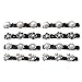 Produktbild EasPowest Kolibrin Haarspange mit Kristallblume, Glitzernde Kristall-Stein geflochtene Haarspangen, Klee-Strass-Haarspange, Strass-Haarspangen, Sparkling Crystal Stone Braided Hair Clips (8PCS-B)