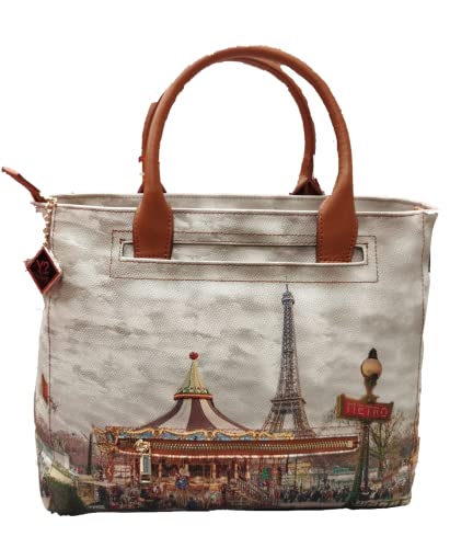 Borsa a mano tracolla ynot Y not? YES-419 Parigi Carosello donna ragazza