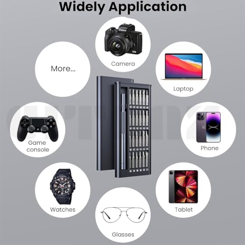 Screwdriver Set, 25 in 1 Multifunctional Repair Tool Kit, Screwdriver Bit Kit with Storage Box,Other Home Hardware and Accessories