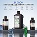 ELEGOO ABS-Like Resin 3.0+, Upgraded 3D Printer Photopolymer Resin, Higher Heat-Resistance Fast Curing High Precision Non-Brittle, Grey 2000g